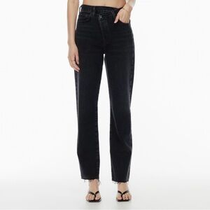 NEW AGOLDE Criss Cross Straight Jeans
